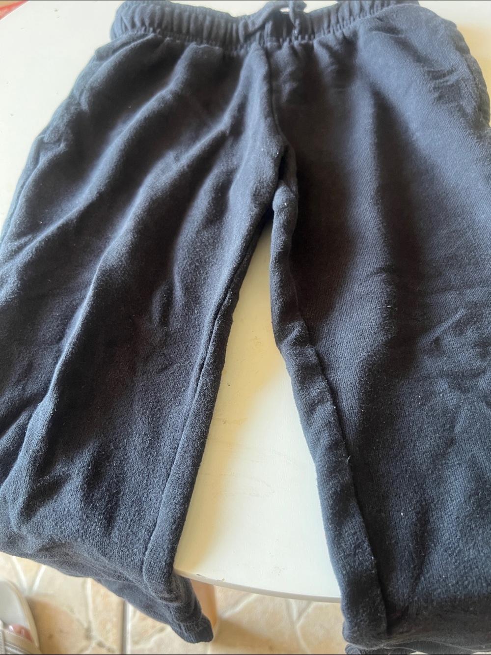 Kids Black Fleece Lounge Pants